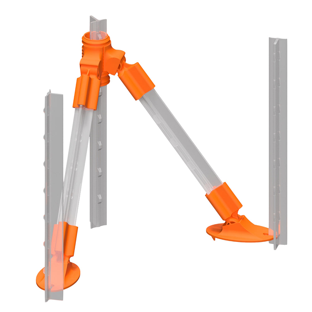 LockJawz T Post Corner Brace Kit Orange