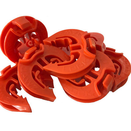 LockJawz (Bulk) Electric Fence T Post Insulators - Orange (T-360)