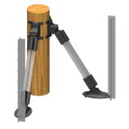 Wood Post Corner Brace Kit BLACK (Both Sides)