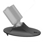 SPARE Part - Foot only No Sleeve (BLACK)