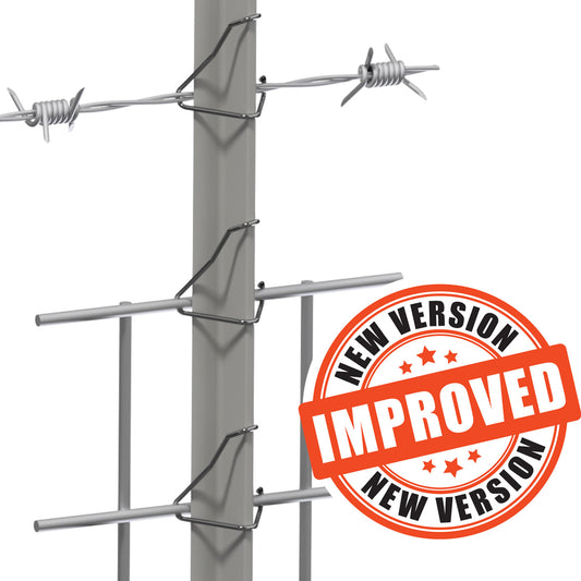 Spring Wire Clips for T-Posts | Barbed Wire & Livestock Panels | LockJawz