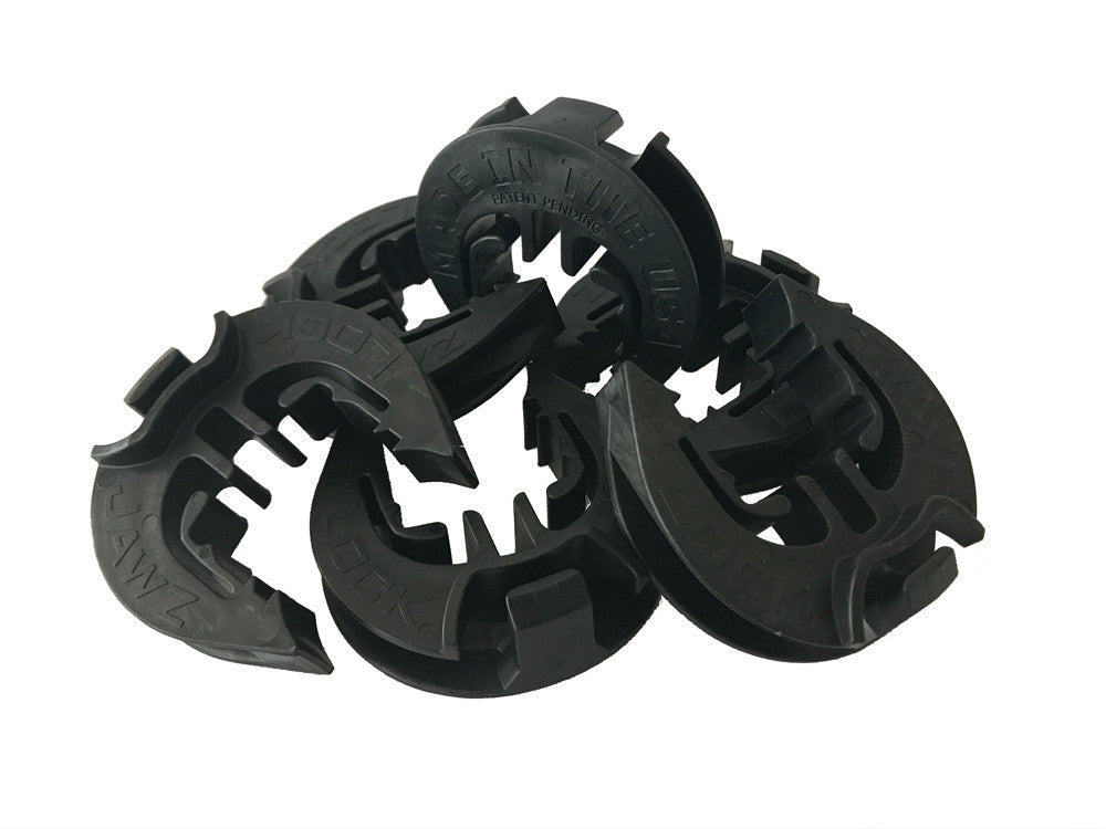 LockJawz T360 Electric Fence T Post Insulator in Black (BULK)